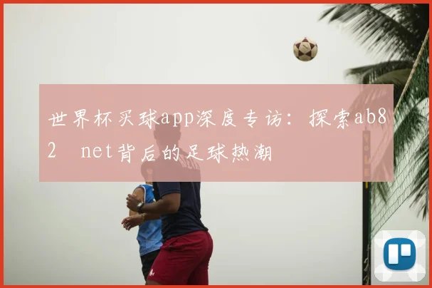 世界杯买球app深度专访:探索ab82婰net背后的足球热潮