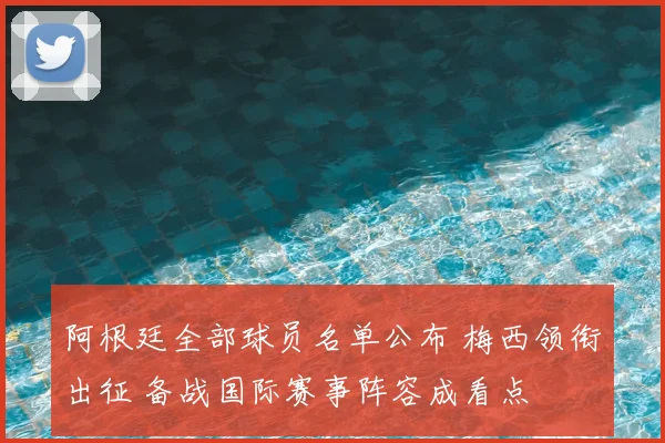 阿根廷全部球员名单公布 梅西领衔出征 备战国际赛事阵容成看点